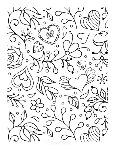 1020  Valentines Day Coloring Pages Online  Best HD