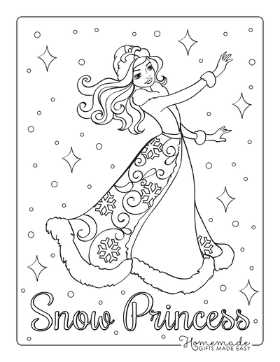 Download 80 Best Winter Coloring Pages Free Printable Downloads