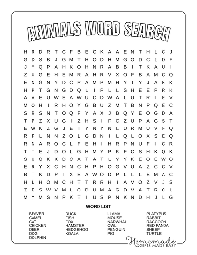 Word Searches Printable For Kids Word Search Printabl vrogue co