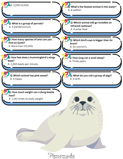 Animal Trivia Game Hard Questions Page2