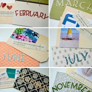 homemade valentine gifts - year of dates and outings