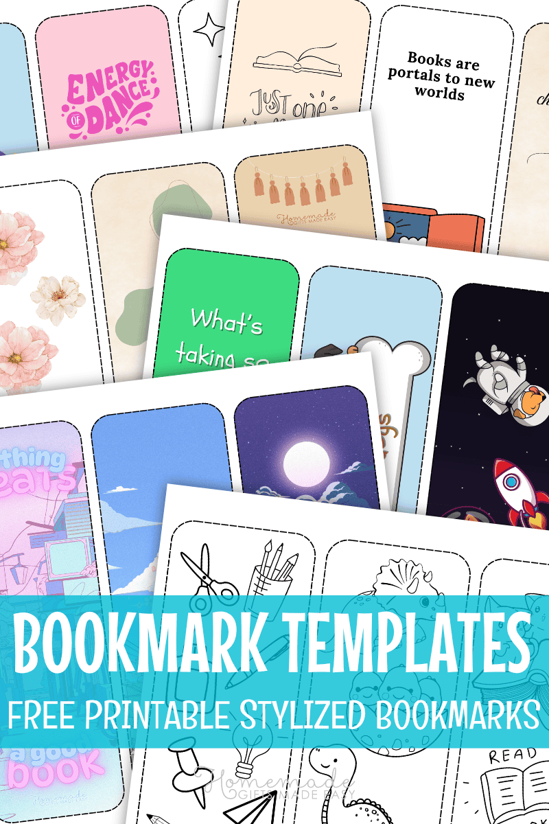 Free Printable Bookmark Template