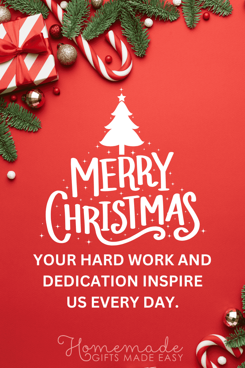 christmas messages to employees hard work and dedication