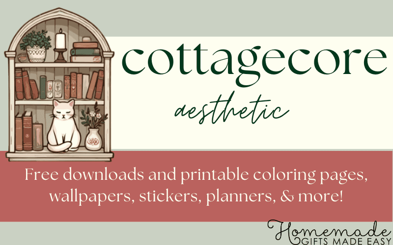 Cottagecore Aesthetic Printables and Cottagecore Coloring Pages