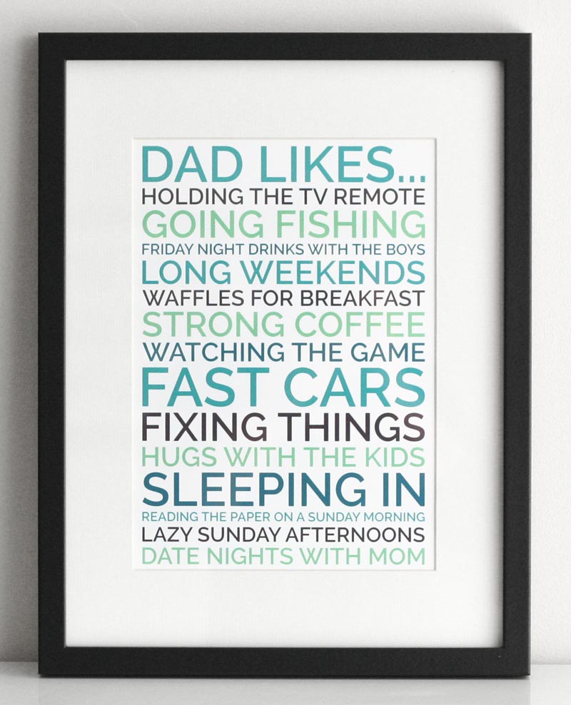 personalised dad to be gifts