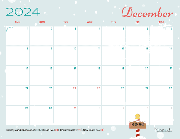 December Calendar