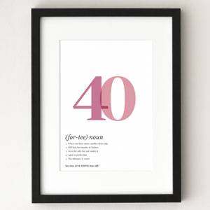 Funny 40Th Birthday Message : Sex And The City Samantha Jones Funny 40th Birthday Card Minik Designs