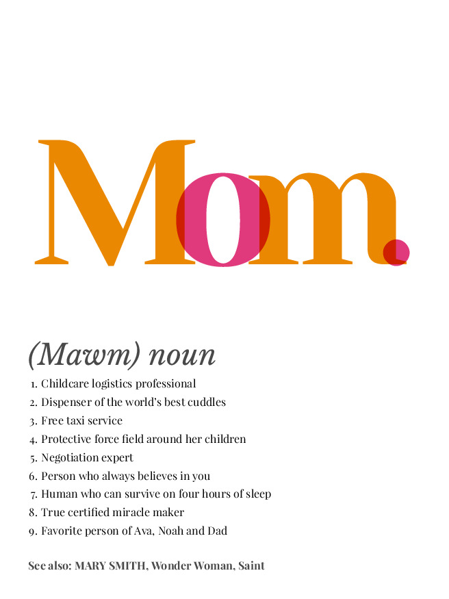 mom definition poster preview