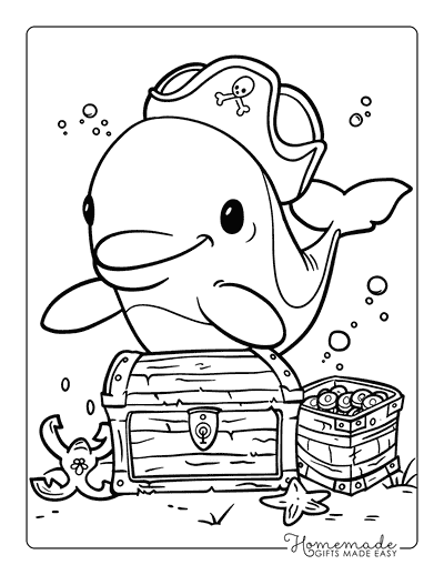 Dolphin Coloring Pages Cute Dolphin Pirate