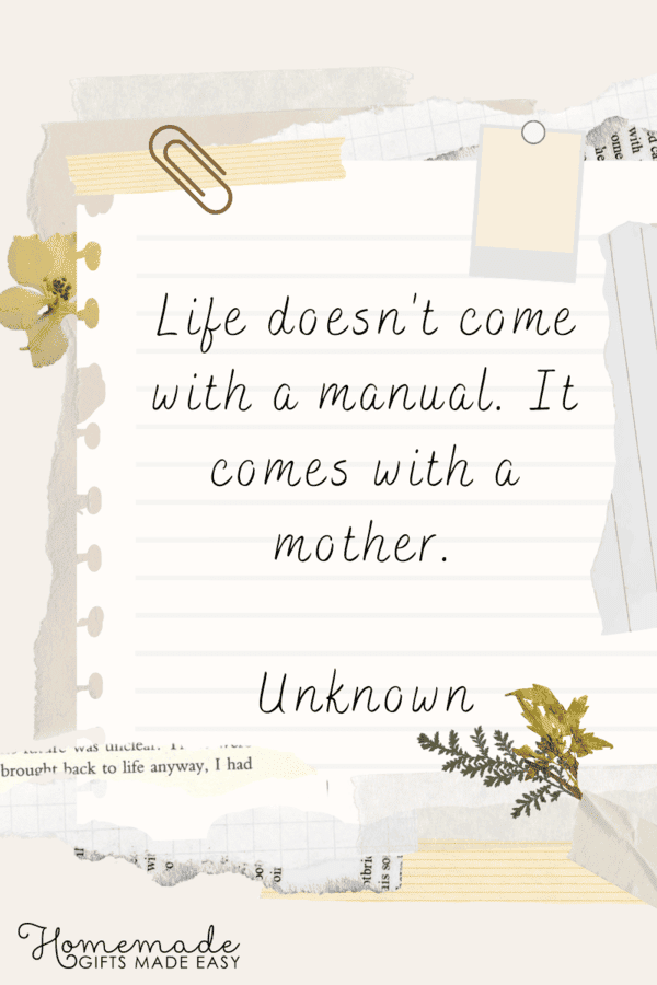 funny mother's day quotes life doesn't come with a manual, it comes with a mother