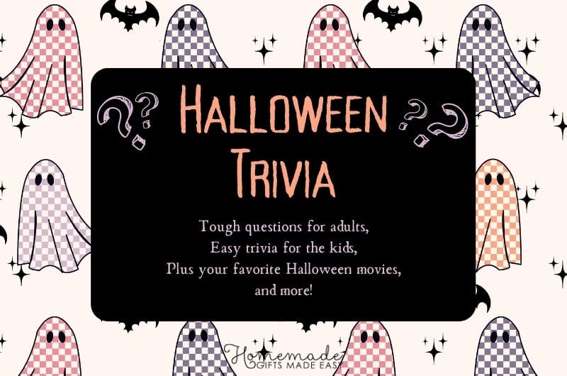 Halloween Trivia for Kids and Adults, plus Halloween Movie Trivia