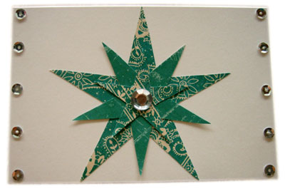 homemade christmas card ideas stars