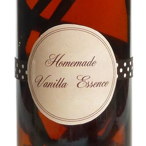 homemade gifts in a jar - vanilla extract