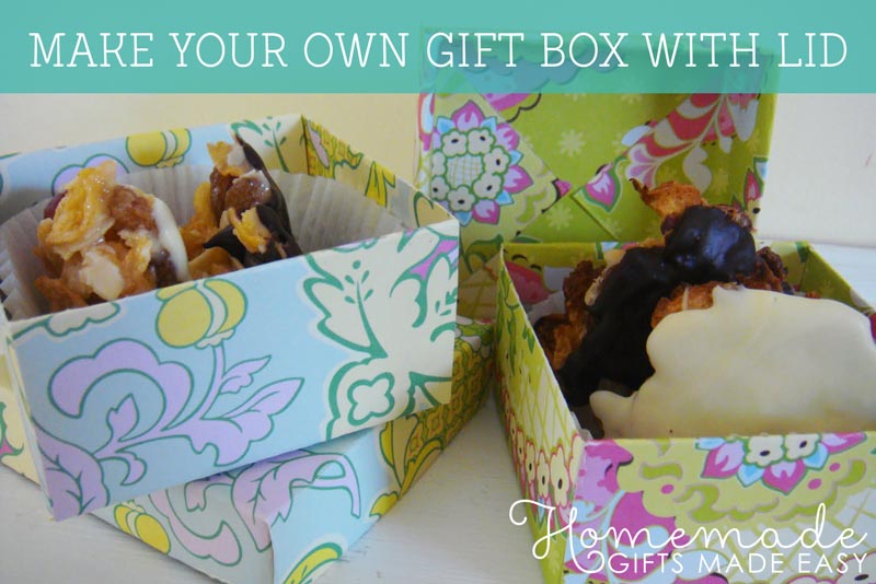 make your own origami gift box