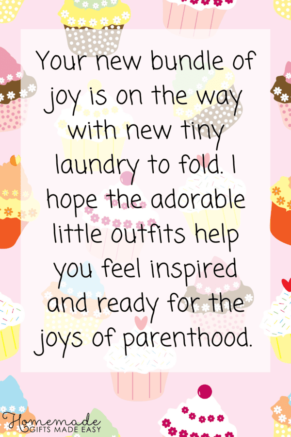new baby wishes new tiny laundry to fold