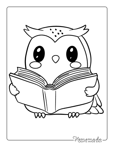 Owl Coloring Pages