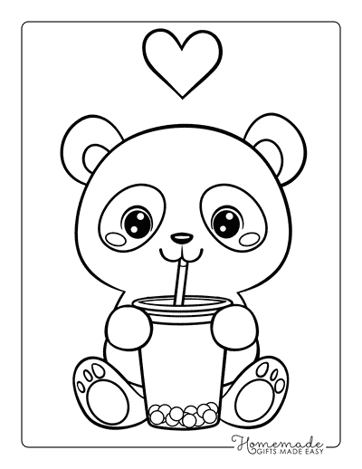 Panda Coloring Pages