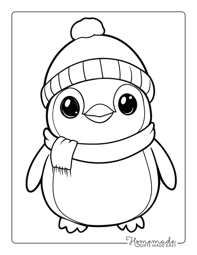 Penguin Coloring Pages