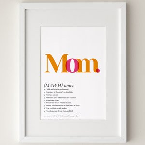 definition poster mom
