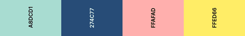 Preppy Aesthetic Color Palette