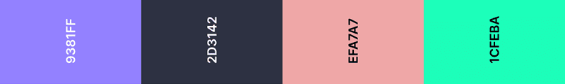 Preppy Aesthetic Color Palette