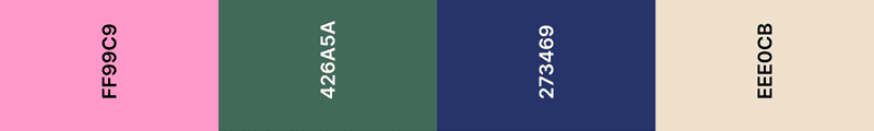 Preppy Aesthetic Color Palette