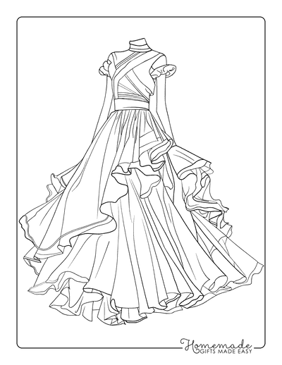 Princess Coloring Pages Modern Fairytail for Adults