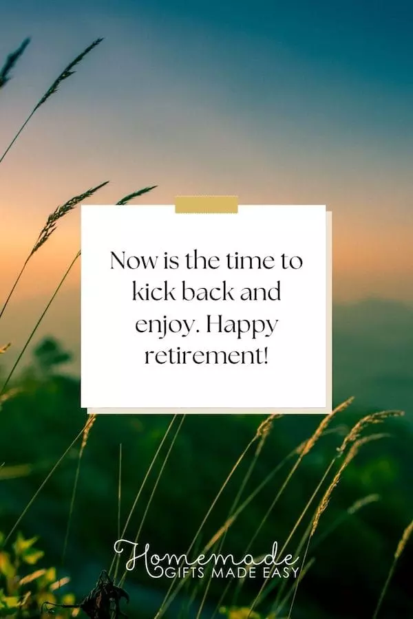 retirement wishes now is the time