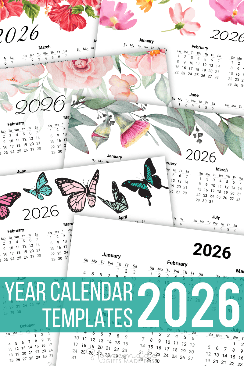 year calendar 2026